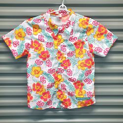 PADRES SGA Aloha City Connect Hawaiian Summer Party Shirt