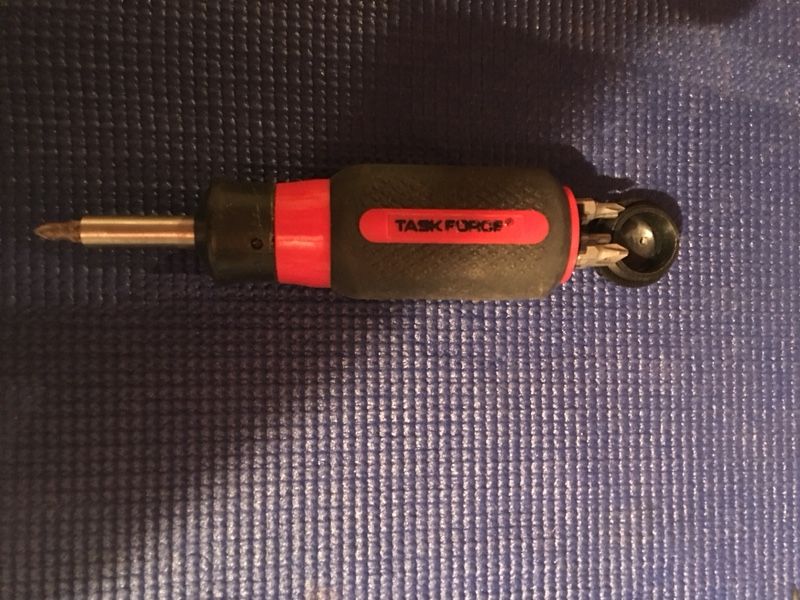 Task Force Ratcheting Screwdriver Used Like New - $10