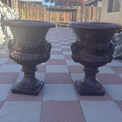 New Flower Pots Made Out Of Cement Perfect Gift 🎁 