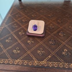 14 K W GOLD Natural Tanzanite 11.94 Cts Unique One Of A Kind Ring