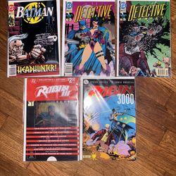 Vintage Batman and Robin comics