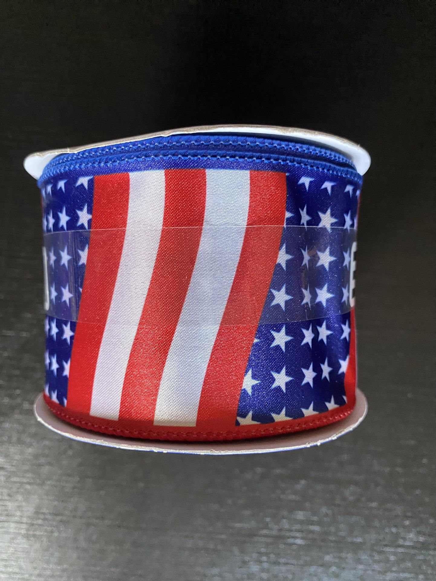 Place & Time Patriotic Ribbon USA Flag For 4th Of July Decor