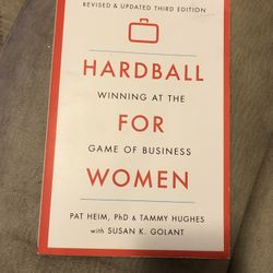 Hardball For Women Book