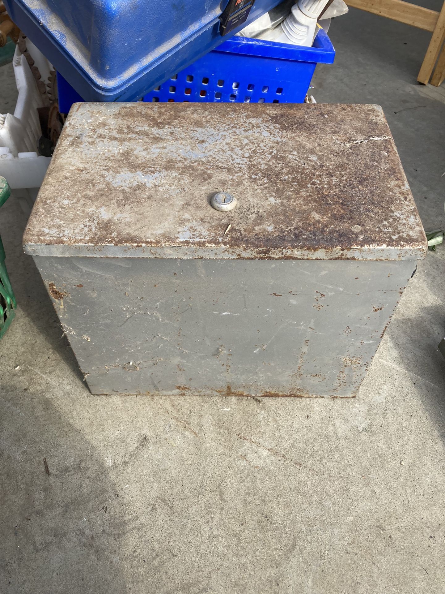 Cool Old Antique Metal Box