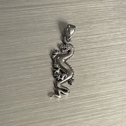 Silver Dragon Pendant  