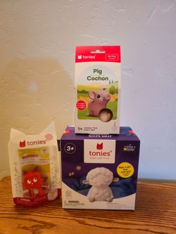 Tonies Bundle – Creative Tonie, Pig, Sleepy Sheep