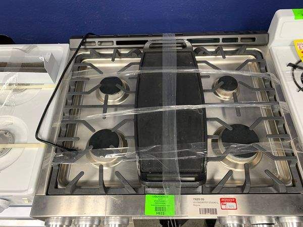 Brand New LG Stainless Steel 4 Burner Gas Stove E7H