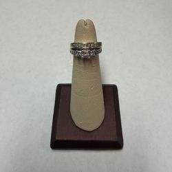 14kw Chanel Set Princess Cut 3 Stone