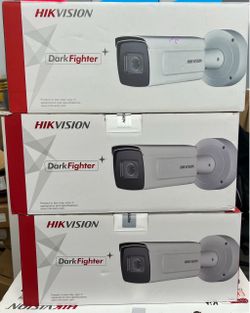 Hikvision DarkFighter Bullet Security Camera (x3)