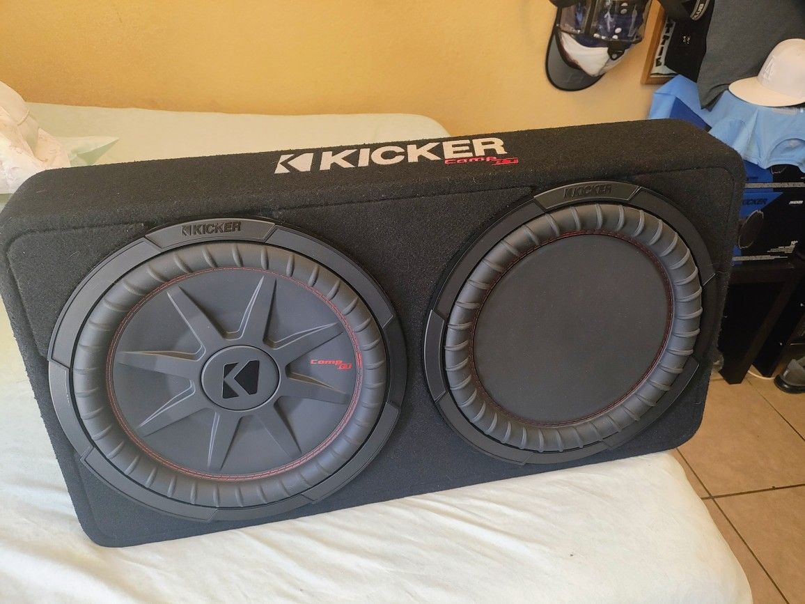 Kicker Comp RT 12" Subwoofer Enclosure. 1000 Watts