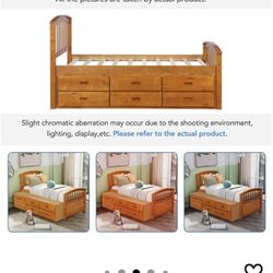 Twin Bed with Storage