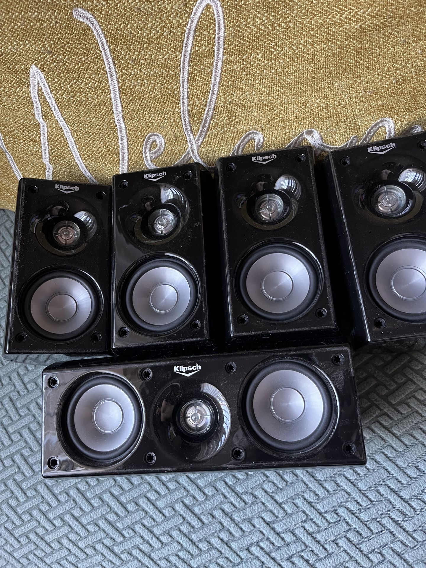 Klipsch 5 Channel Speaker Set