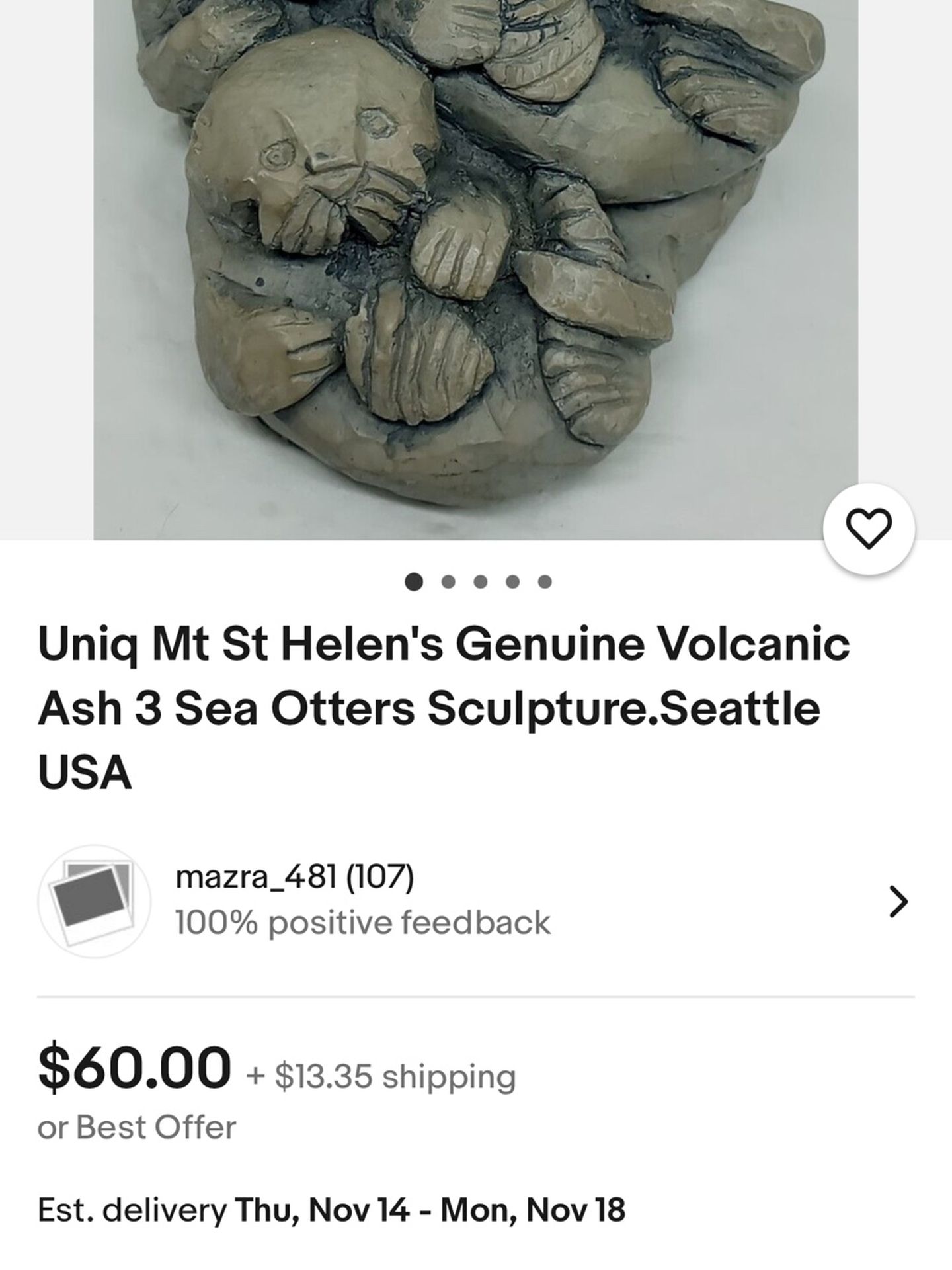 Statue Mt Helen🌋 figure