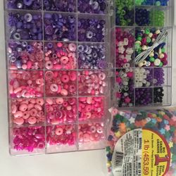 DIY Mix Bead Jewelry Making for Girl Children Necklace Bracelets Art Craft