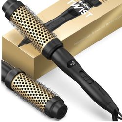 Bekind Twist Pro Thermal Brush - 1.5 Inch Versatile Heated Round Hot Air Brush Dryer, Effortless Blowout Curling Hair Styling Tools, Negative Ion Blow