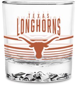 NCAA Texas Longhorns 11.5oz Rocks Glass Heavy Base Whiskey Tumbler