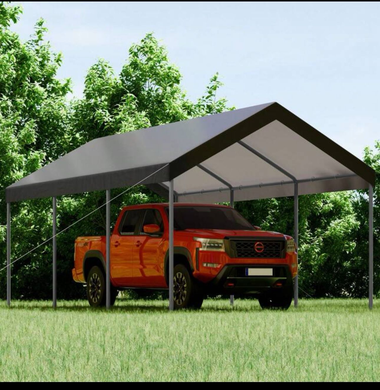 10x20 Carport Portable Garage Quictent 10 X 20 Heavy Duty