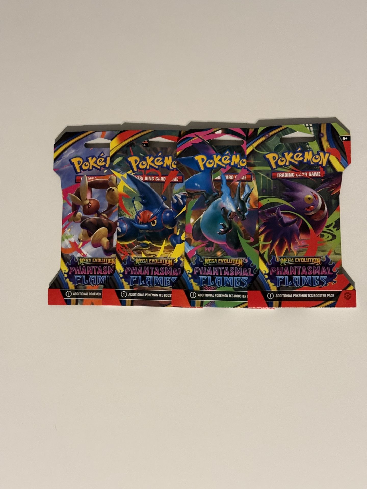 Pokémon — Phantasmal Flames 4-Pack Art Set — All Artwork Variants — Sealed