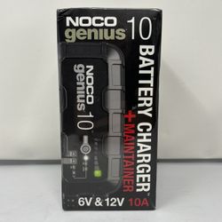 NOCO GENIUS10 10A 6V/12V Smart Battery Charger Automatic Maintainer, Trickle Charger & Desulfator