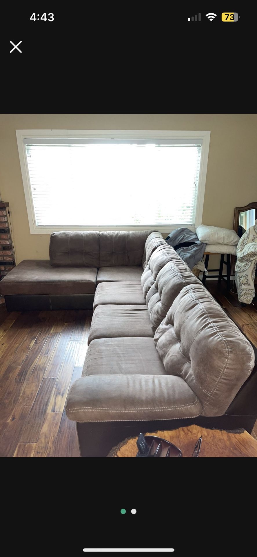 Tan Sectional Couch