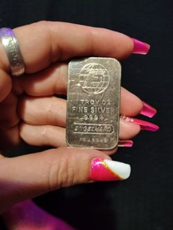 Engelhard 1 Troy Oz Fine Silver Bar