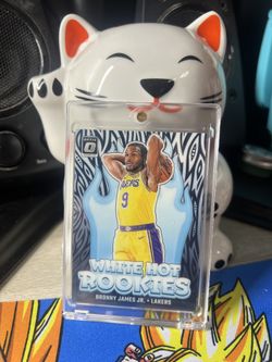 Bronny James White Hot Rookies Card No.15