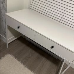 Desk/Vanity with 2 Drawer Storage