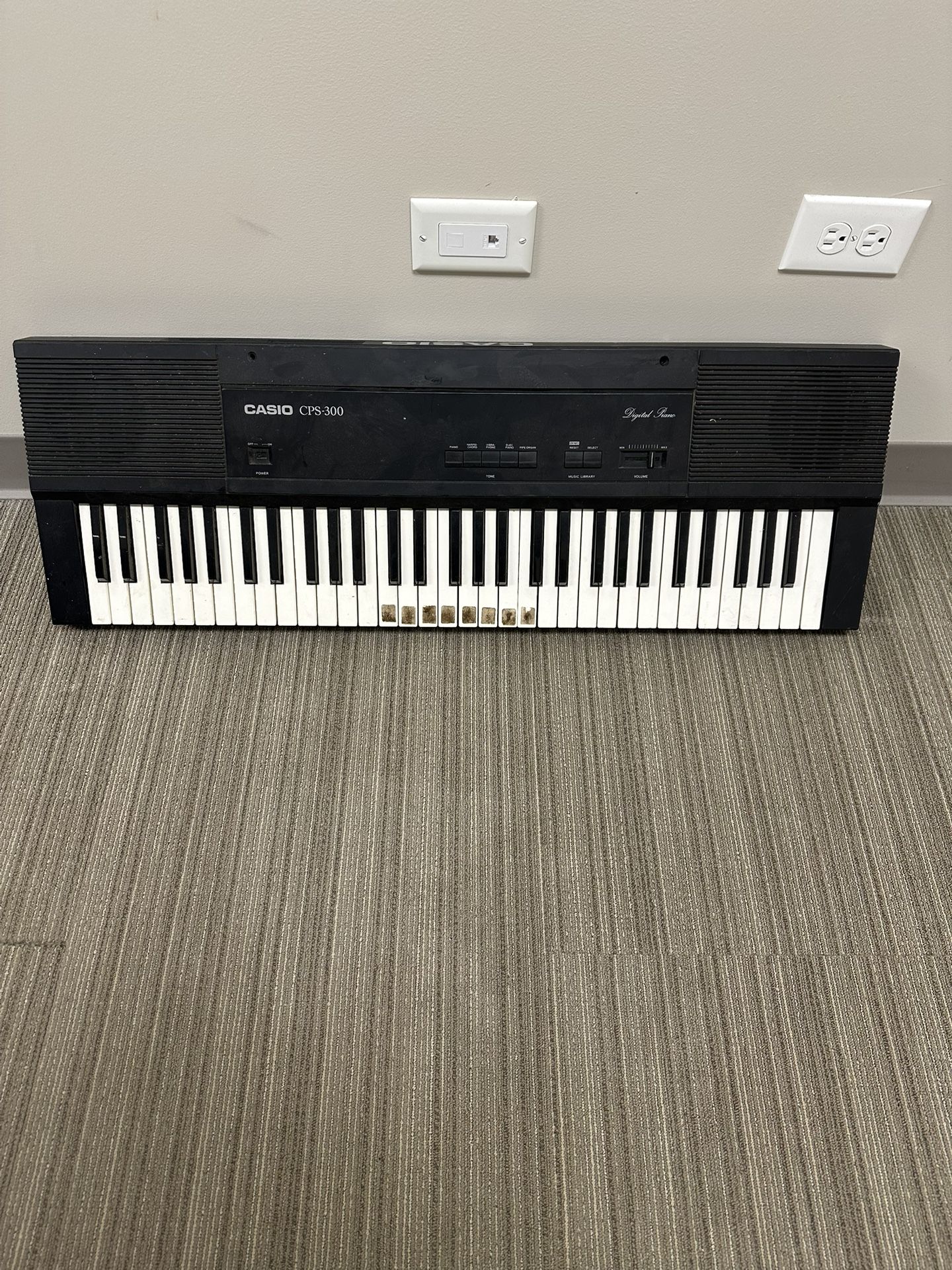 CASIO CPS-300 Digital Black Keyboard