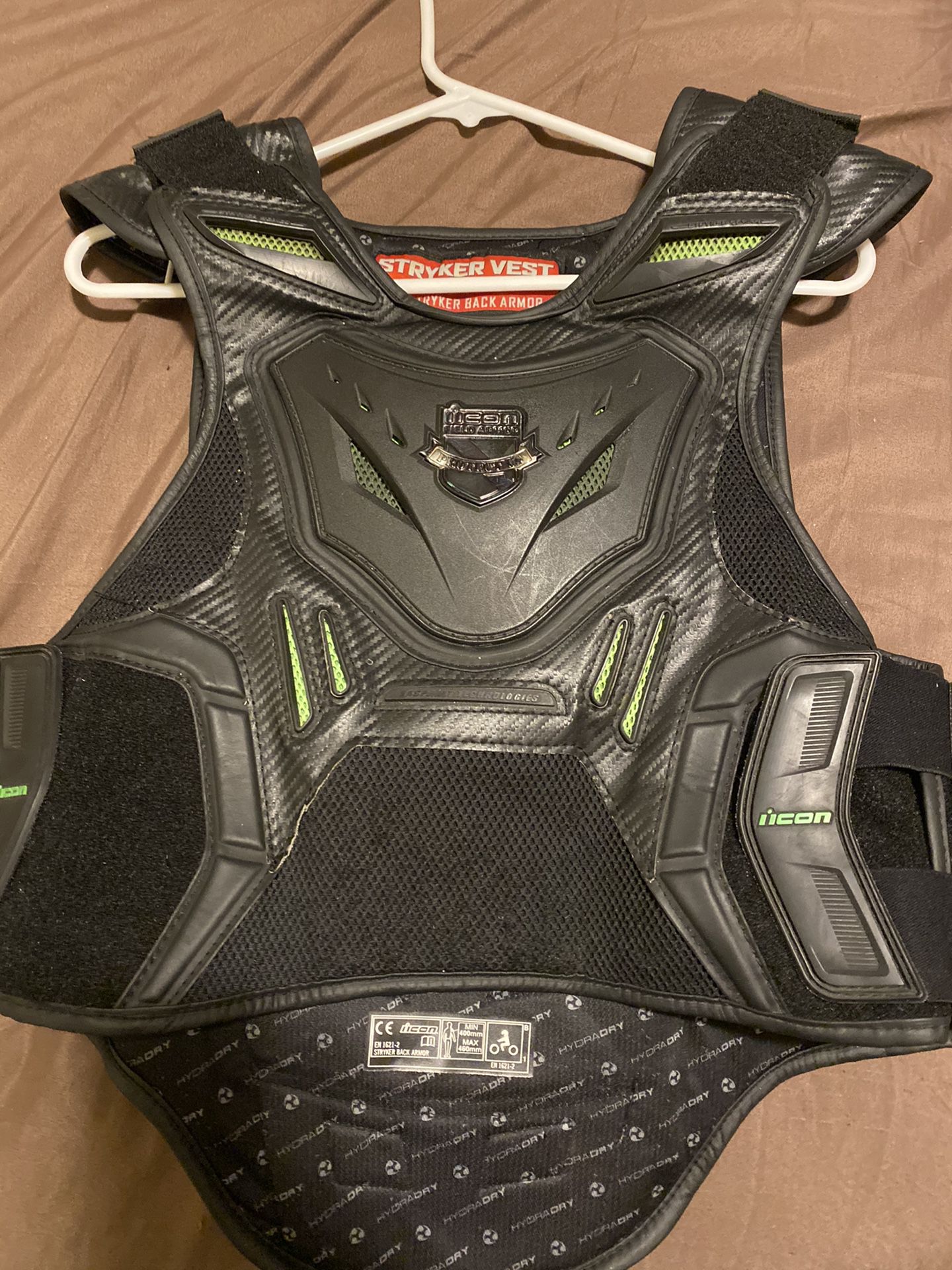 Armored motorcycle vest