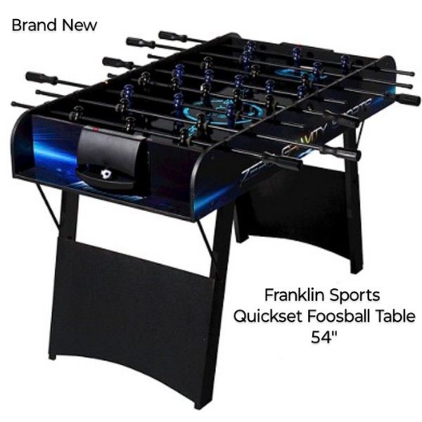 Brand New Franklin Sports Quickset Foosball Table 54 "