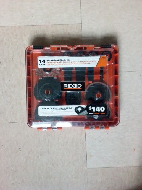 New Ridgid 14 Piece Multi-tool Blade Kit