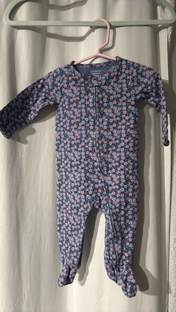 Carter’s blue floral sleeper size 6-9 months