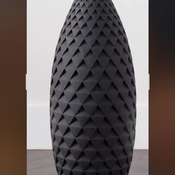 Black Floor Vase  From Z Gallery 