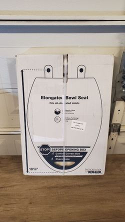 Kohler Glissade K-27331-0 Quiet-Close Elongated Toilet Seat - White