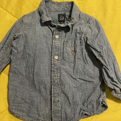 Gap Button Down Shirt(18-24 Months) 