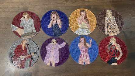 Taylor Swift Eras Tour Bejeweled Coasters