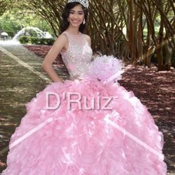 Sweet 15 Dress PINK 3 Piece Dress