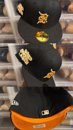 Size 7 Detroit Tigers New Era Fitted Cap