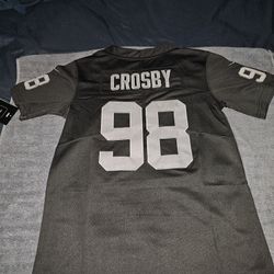 Raiders Woman Crosby Black Jerseys $60ea Firm S M L Xl 2x 