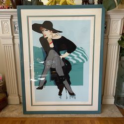 Maher Morcos - Signed & Numbered Limited Edition 64/200 - Large Framed Art 39.5" × 52.5"