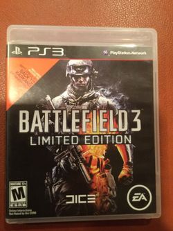 Battlefield 3 limited edition PS3