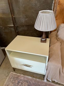 Cute wooden lamps with checkered shades