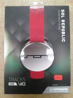 SOL REPUBLIC Tracks HD On-Ear Headphones -  Red