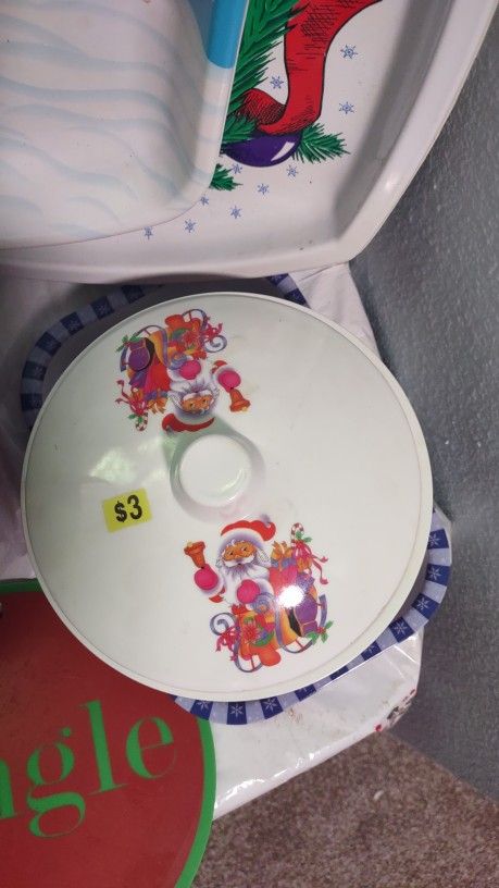 Christmas Plastic Bowl