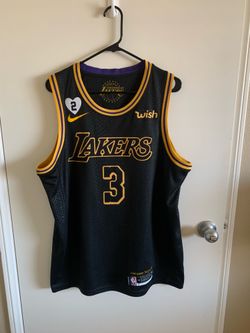 Nike Lakers Anthony Davis NBA Finals Black Mamba Jersey Large. Good Condition.