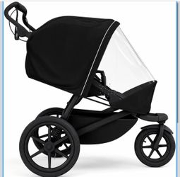 Rain Cover Fits for Thule Urban Glide 3 Single Stroller, Waterproof Windproof Stroller Weather Shield with Zipper Window,