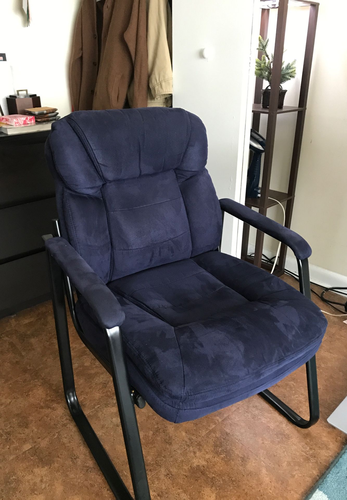 Blue ergonomic chair