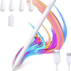 MPen for iPad (2018-2023),10mins Charge, Palm Rejection, Tilting Detection, iPad Pencil 2nd Generation Compatible with Apple iPad Pro 11/12.9 in