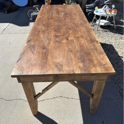 Large Custom Wooden table