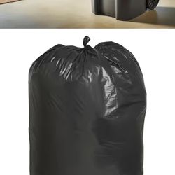 60 Gallons Plastic Garbage Black 